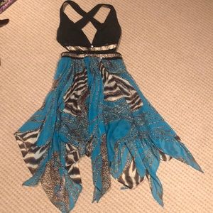 Arden B wrap back dress